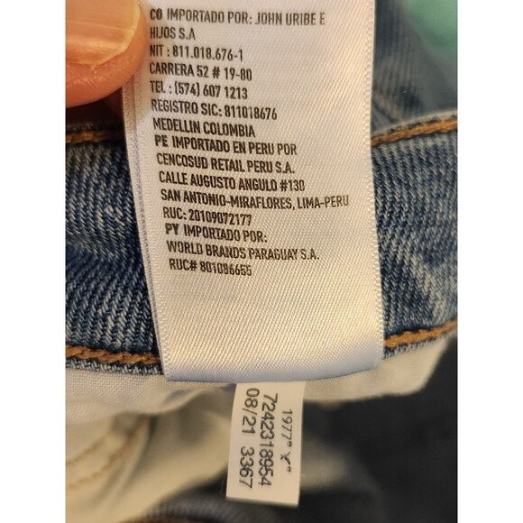 American Eagle Stretch Women's Size 14 Regular High-Rise Stretch Light Wash Jean - Picture 8 of 11